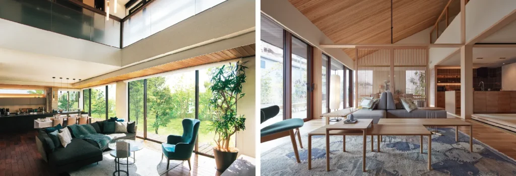 住友林業_通し柱がない室内空間の例